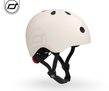 Hulajnoga lub deskorolka Scoot & Ride Kask ochronny M-L dla starszych dzieci i nastolatków Ash